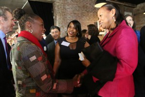 Chirlane McCray, Delores Mims and Jeannette Crosky (1)